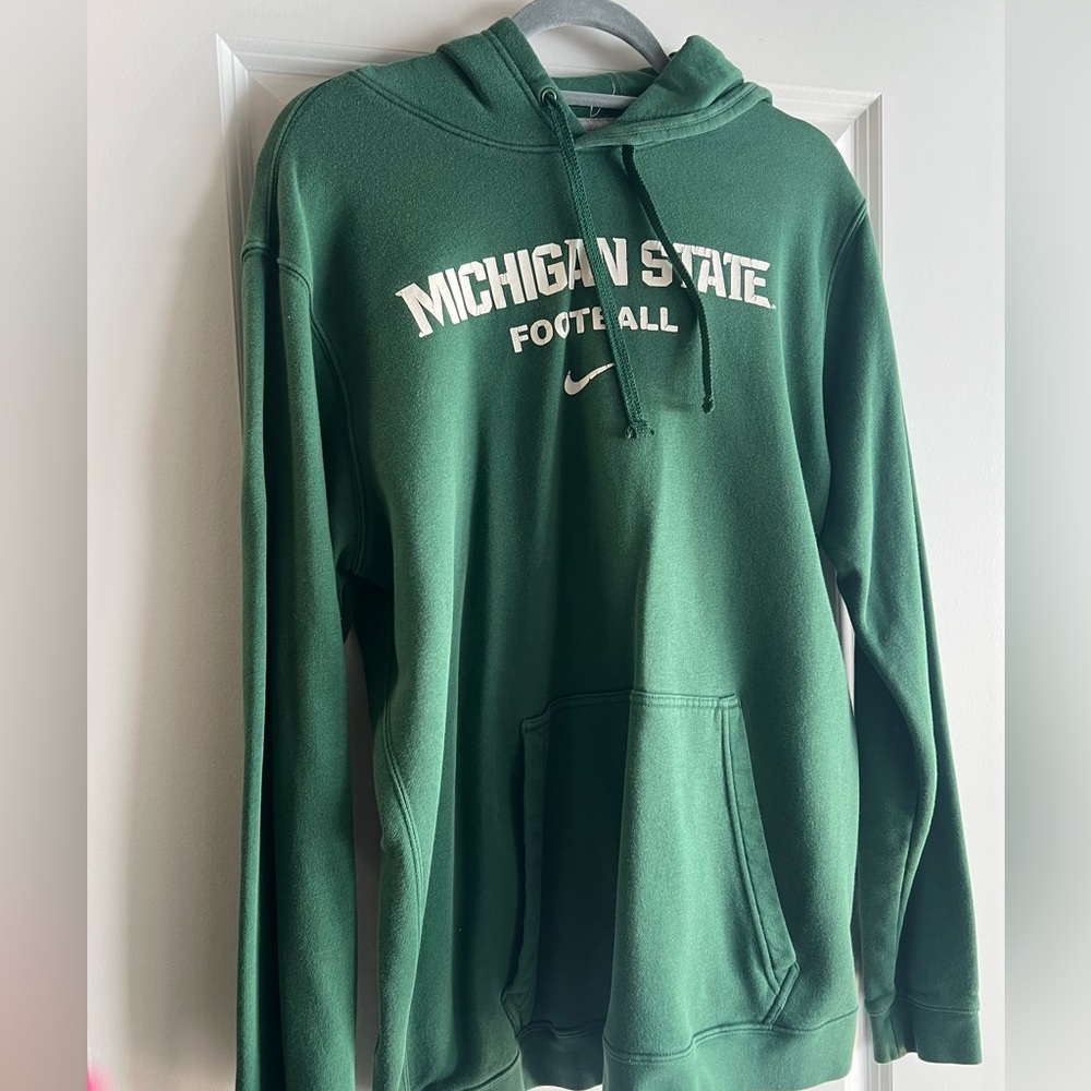 Nike Green Hoodie with White Logo